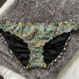 Victoria’s Secret Ruffle Cheeky Swim Bottom